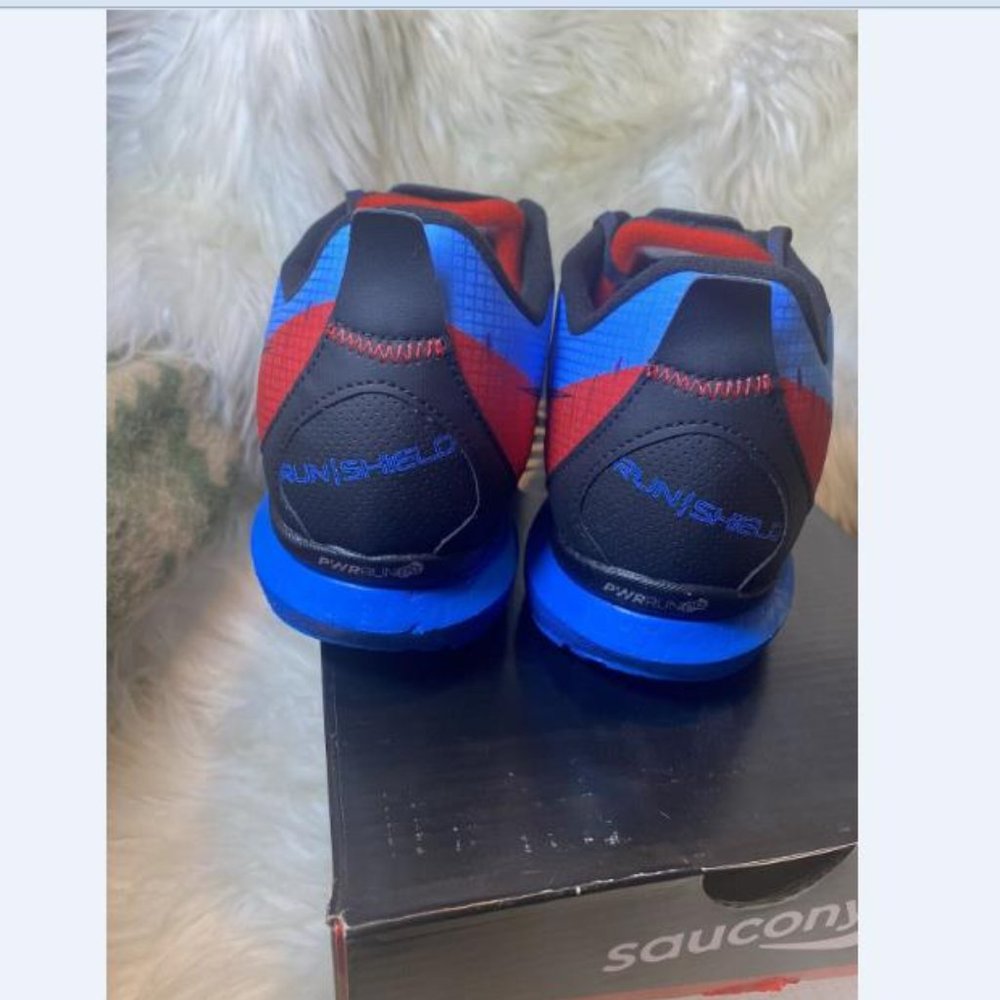 Saucony Men Hiking Shoes Endorphin Speed Outdoor Jogging Sneaker 11.5 Blue New - Picture 4 of 9